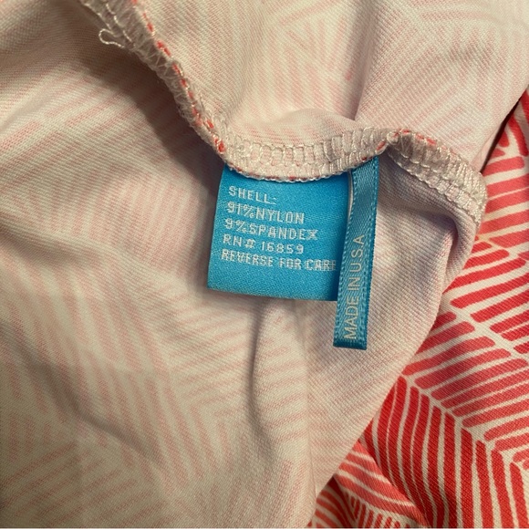 J McLAUGHLIN PANTS STRAIGHT LEG PINK WHITE PRINT FLAT WAIST SIZE S - Picture 11 of 11